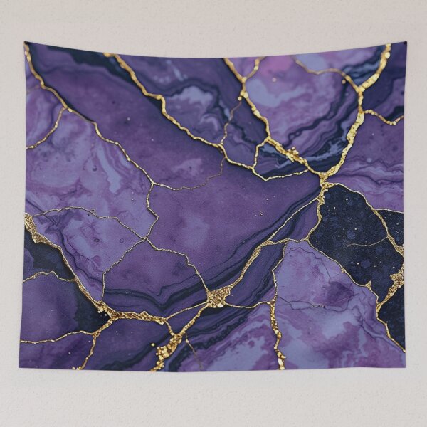 Item preview, Violet Gold Vein Luxury Marble designed and sold by IntelliMindDesigns.