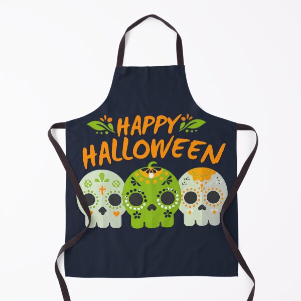 Item preview, Happy Halloween Sugar Skulls – Día de los Muertos T-Shirt Design designed and sold by Fangtasia77.