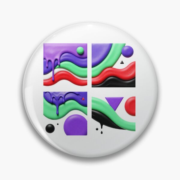 Item preview, liquid dimensions C colorful geometric abstract design designed and sold by SmashingDeals.
