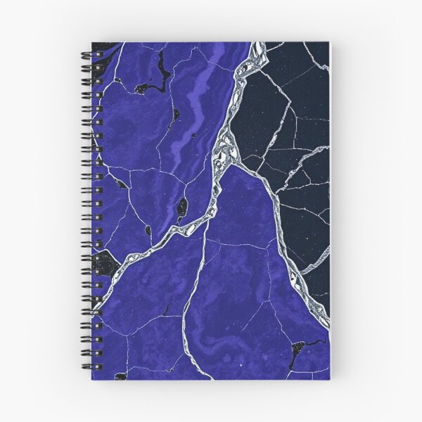 Item preview, Cobalt Navy Crackle Marble Field designed and sold by IntelliMindDesigns.