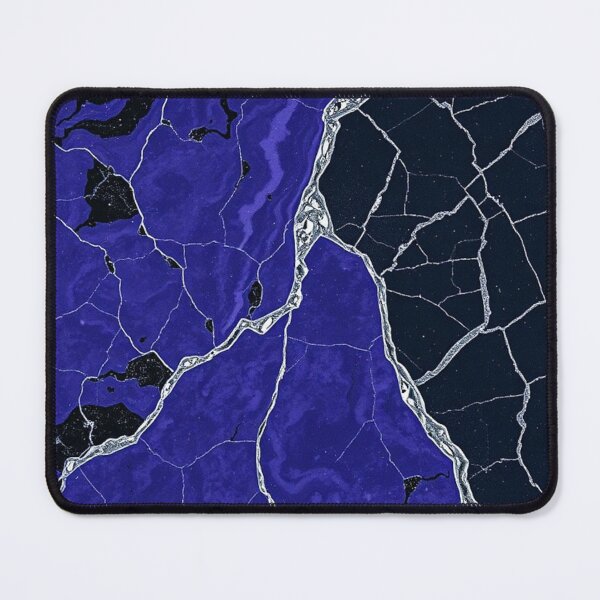 Item preview, Cobalt Navy Crackle Marble Field designed and sold by IntelliMindDesigns.