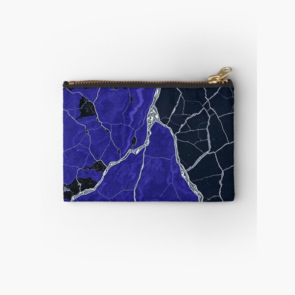 Item preview, Cobalt Navy Crackle Marble Field designed and sold by IntelliMindDesigns.