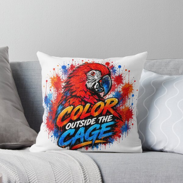 Item preview, Made to Stand Out – Bold Macaw Street Art Design designed and sold by SidneiSampaioStudio.