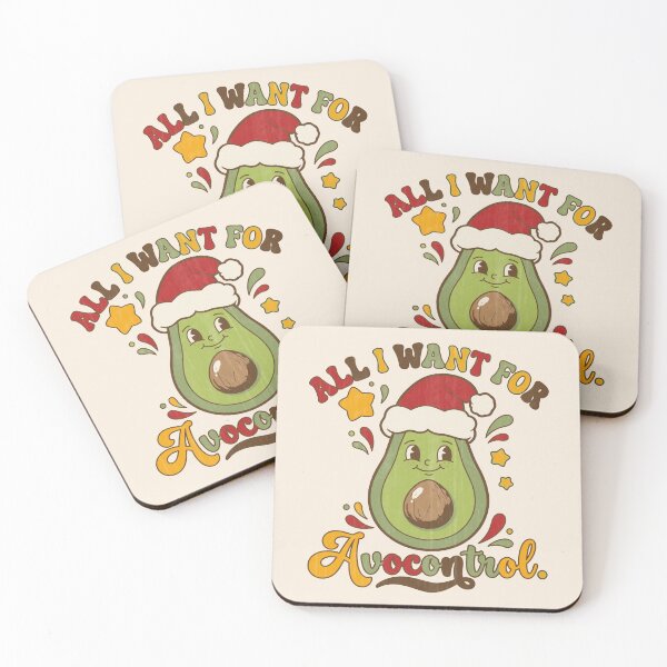 Item preview, All I Want For Christmas Is Avocontrol Christmas Avocado 70s. Light Color Edition designed and sold by Shyla Marsare.