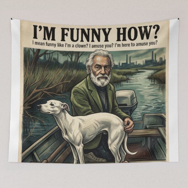 Item preview, Funny Goodfellas Dog Painting designed and sold by Psycho Hollow.