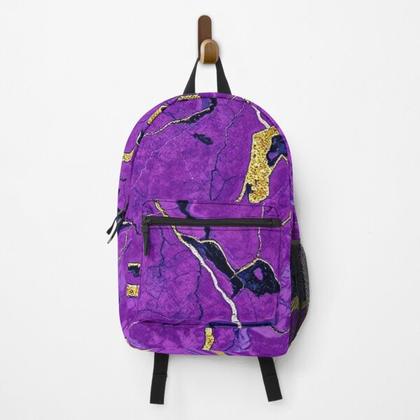 Item preview, Magenta Violet Gold Vein Marble designed and sold by IntelliMindDesigns.