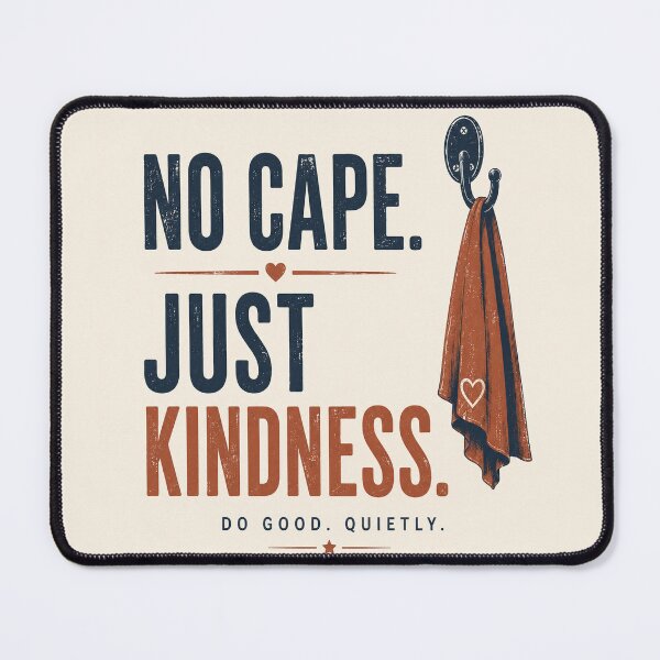 Item preview, No Cape Just Kindness designed and sold by NatchSoftCreations.
