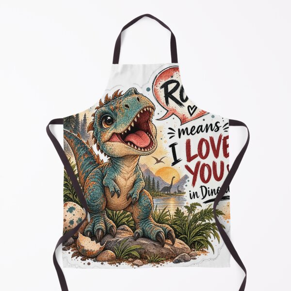 Item preview, Roar Means I Love You In Dinosaur designed and sold by TheWildLanding.