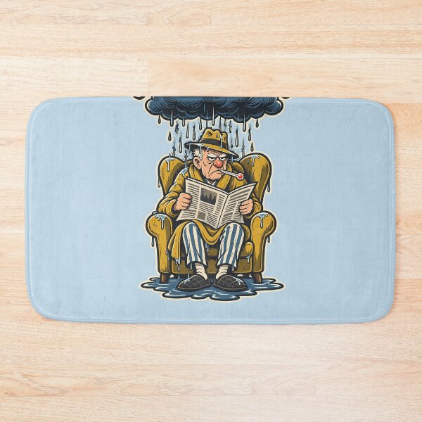 Item preview, Under the Weather – Sick Day & Rainy Cloud Funny Vintage Art designed and sold by SVox.