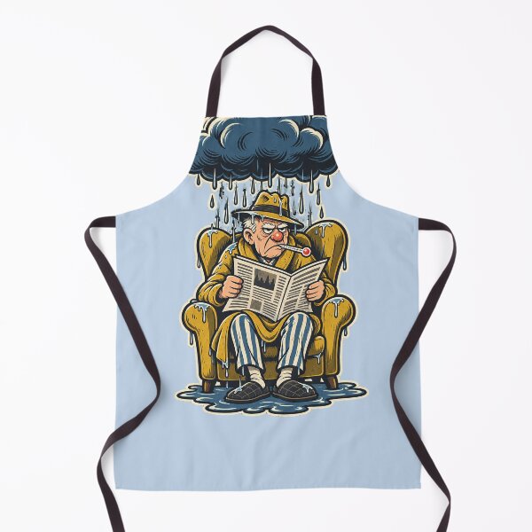 Item preview, Under the Weather – Sick Day & Rainy Cloud Funny Vintage Art designed and sold by SVox.