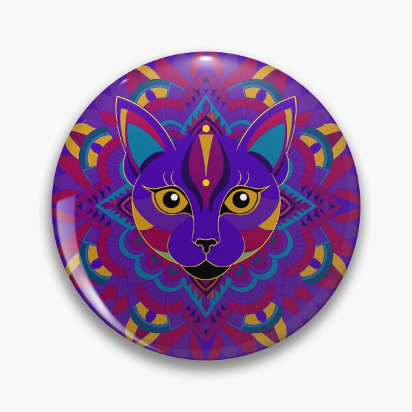 Item preview, Mystical Cat Mandala Sacred Geometry designed and sold by Paolo-Bandal.