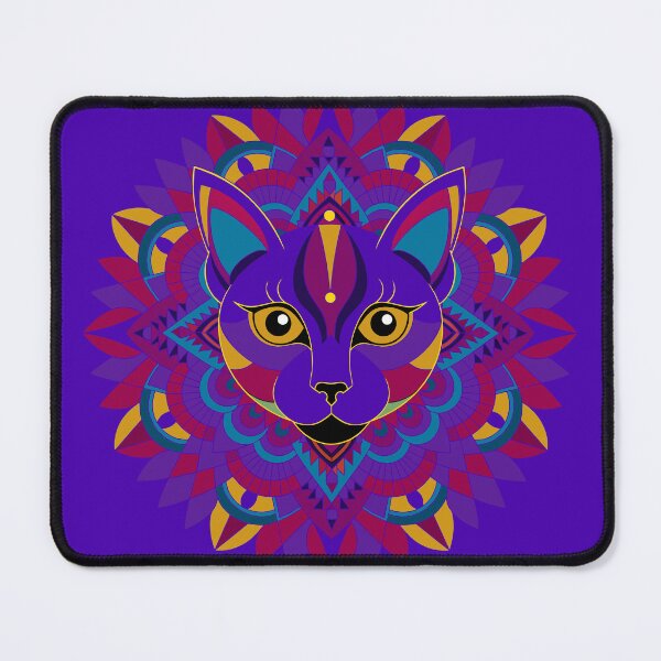 Item preview, Mystical Cat Mandala Sacred Geometry designed and sold by Paolo-Bandal.