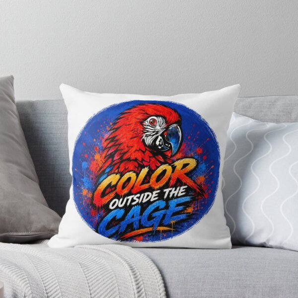 Item preview, Made to Stand Out – Bold Macaw Street Art Design designed and sold by SidneiSampaioStudio.
