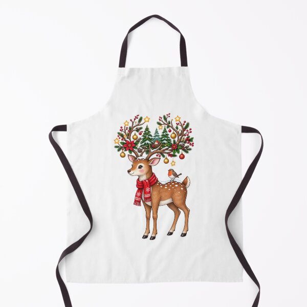 Item preview, Christmas Reindeer Winter Deer Holiday Forest Snow Scandinavian designed and sold by MrDev.