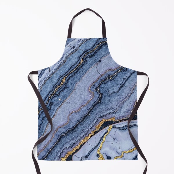 Item preview, Blue Banded Agate Gold Veins designed and sold by IntelliMindDesigns.