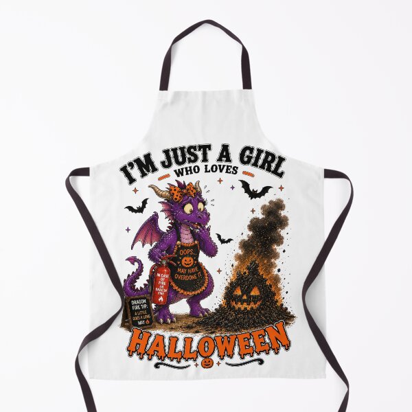 Item preview, ⭐ CRYPT OR TREAT COLLECTION - OOPS! HALLOWEEN DRAGON & PUMPKIN FIRE MISHAP Oops! - GIRL designed and sold by WheelieGdArt.