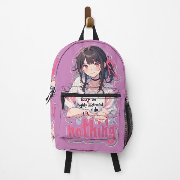 Item preview, Anime Girl Not Lazy Motivated To Do Nothing designed and sold by YAM716.
