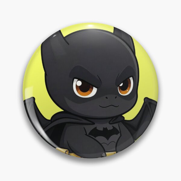 Item preview, Cute Chibi Black Dragon Bat Hero designed and sold by WildArtIT.