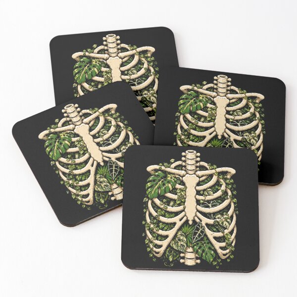 Item preview, Nature's Embrace Ribcage with Lush Greenery Design designed and sold by rafaeltto.