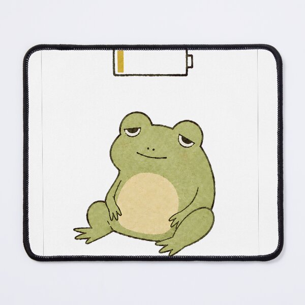 Item preview, The Frog With Low Battery designed and sold by RobertMartinArt.