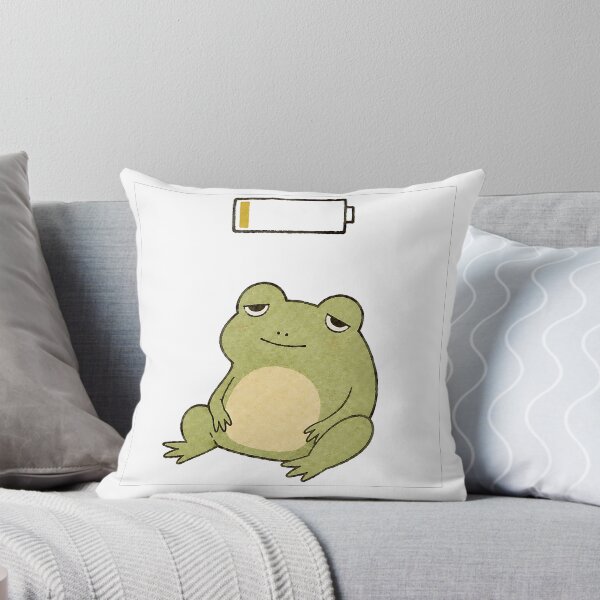 Item preview, The Frog With Low Battery designed and sold by RobertMartinArt.