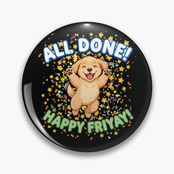 Item preview, All Done Happy Friyay 1 designed and sold by Positive&FunnyThings.