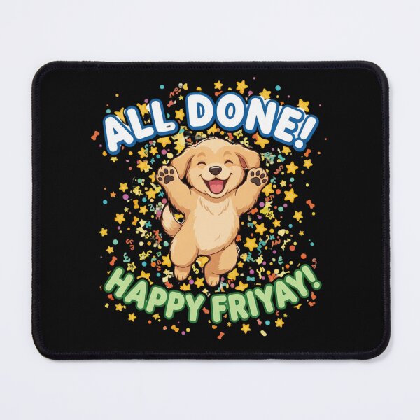Item preview, All Done Happy Friyay 1 designed and sold by Positive&FunnyThings.