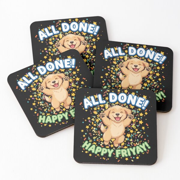 Item preview, All Done Happy Friyay 1 designed and sold by Positive&FunnyThings.