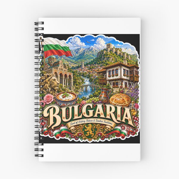 Item preview, Bulgaria Travel Sticker | Sofia Monastery Lion Emblem Rose & Folk Art designed and sold by alexcorporation.