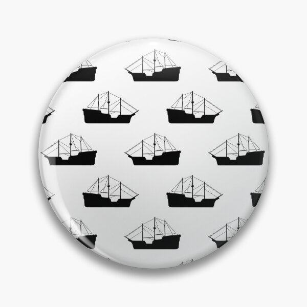 Item preview, Sailing Boat Pattern Design White  designed and sold by PatternTitan.