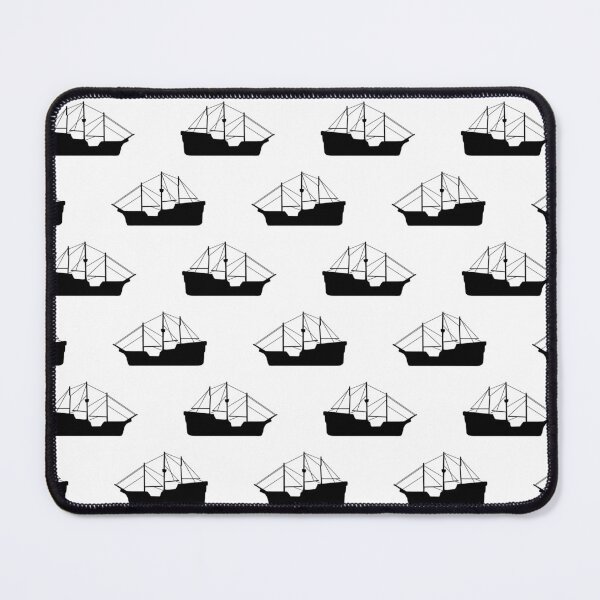 Item preview, Sailing Boat Pattern Design White designed and sold by PatternTitan.