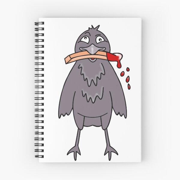 Item preview, Funny Crow Eating French Fries With Ketchup designed and sold by Sartoris Art.