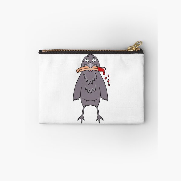 Item preview, Funny Crow Eating French Fries With Ketchup designed and sold by Sartoris Art.