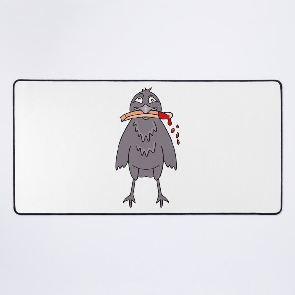 Item preview, Funny Crow Eating French Fries With Ketchup designed and sold by Sartoris Art.