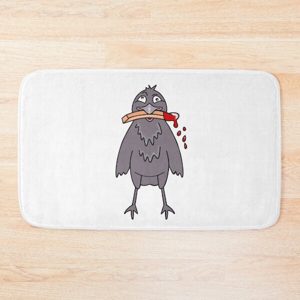 Item preview, Funny Crow Eating French Fries With Ketchup designed and sold by Sartoris Art.