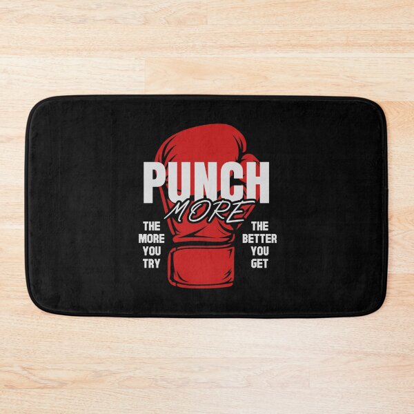Item preview, Punch More - Red Boxing Glove Motivation designed and sold by MySimpleFlow.
