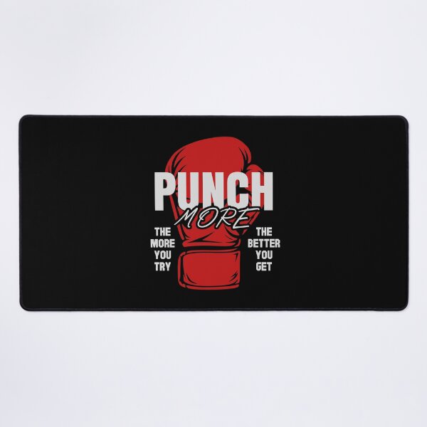 Item preview, Punch More - Red Boxing Glove Motivation designed and sold by MySimpleFlow.
