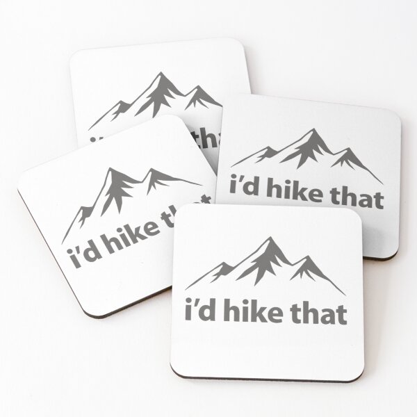 Item preview, I’d Hike That Minimal Mountain Line Hiking Design designed and sold by GabeMountainArt.