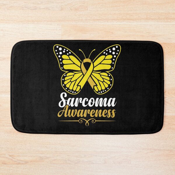 Item preview, Sarcoma Awareness Yellow Ribbon Butterfly Cancer Support Survivor Fighter designed and sold by w66aboo.