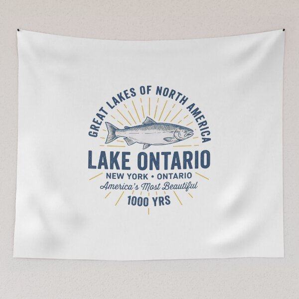 Item preview, Style Vintage Lake Ontario Sunset Great Lakes Retro Lake Ontario  designed and sold by gear-posters.