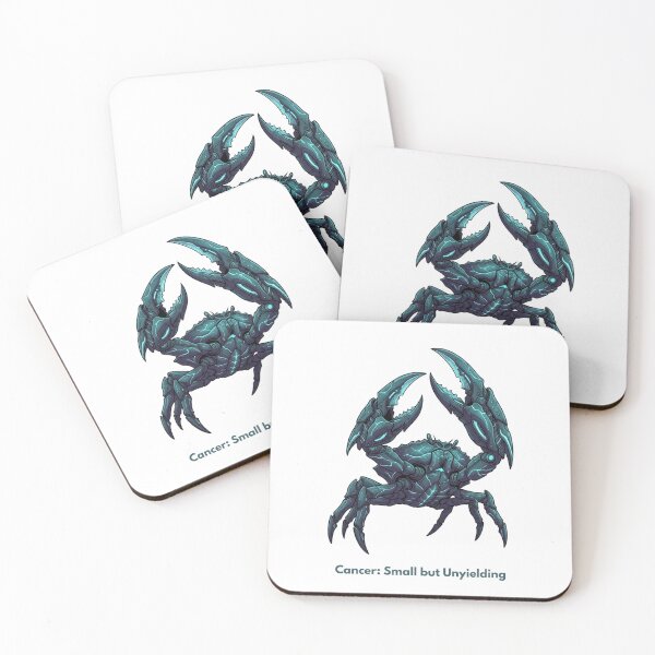 Item preview, Cancer: Small but Unyielding — Cyber Crab Zodiac designed and sold by CalmFrameArt.