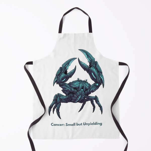 Item preview, Cancer: Small but Unyielding — Cyber Crab Zodiac designed and sold by CalmFrameArt.