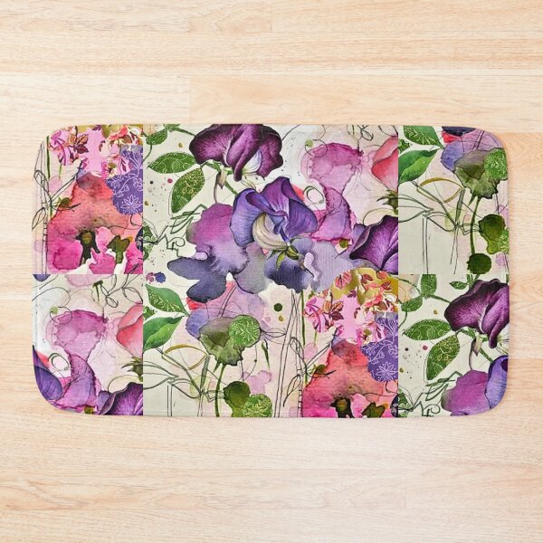 Item preview, Abstract Purple Wildflower Watercolor, Vintage Feel designed and sold by Vintage-Lady65.