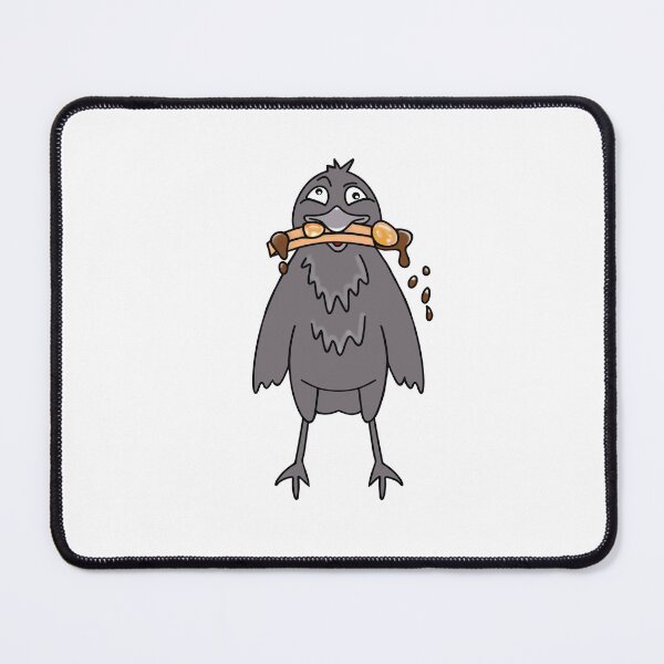 Item preview, Funny Crow Eating Poutine designed and sold by Sartoris Art.