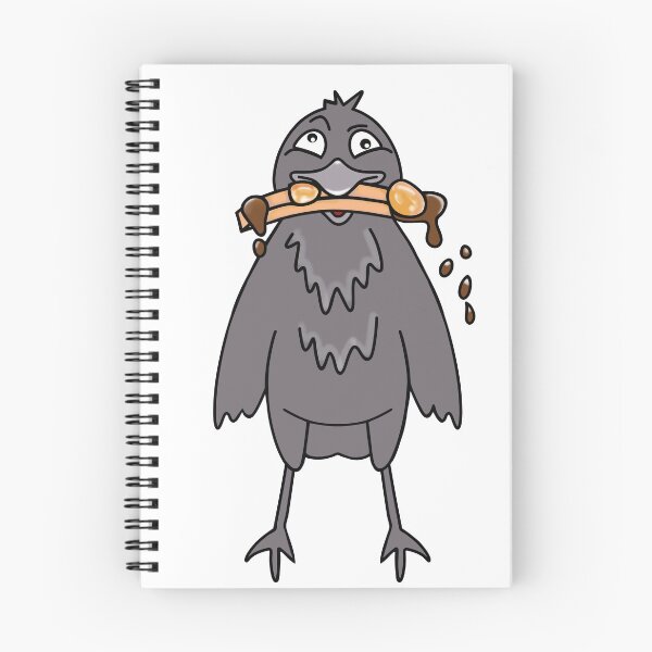 Item preview, Funny Crow Eating Poutine designed and sold by Sartoris Art.
