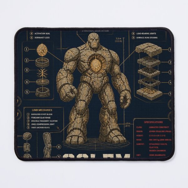 Item preview, Golem Blueprint Art designed and sold by SunnyDesign82.