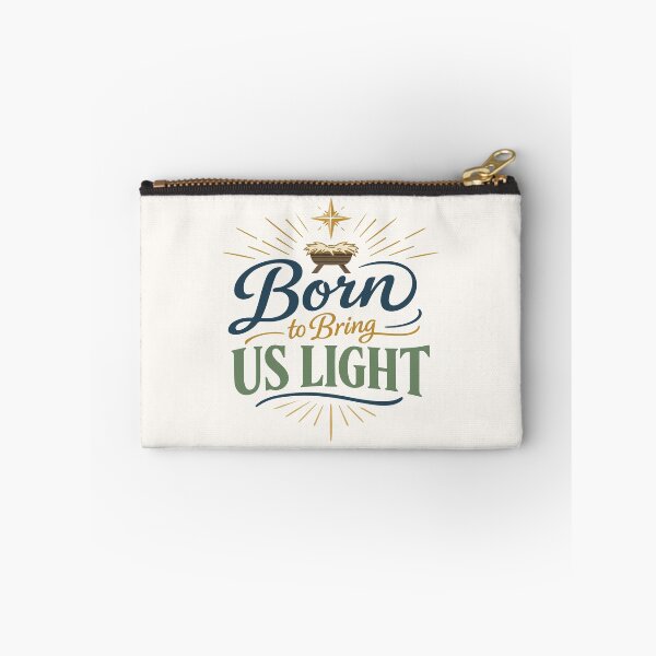 Item preview, Born to Bring Us Light Christmas Typography  designed and sold by stylishdzign.