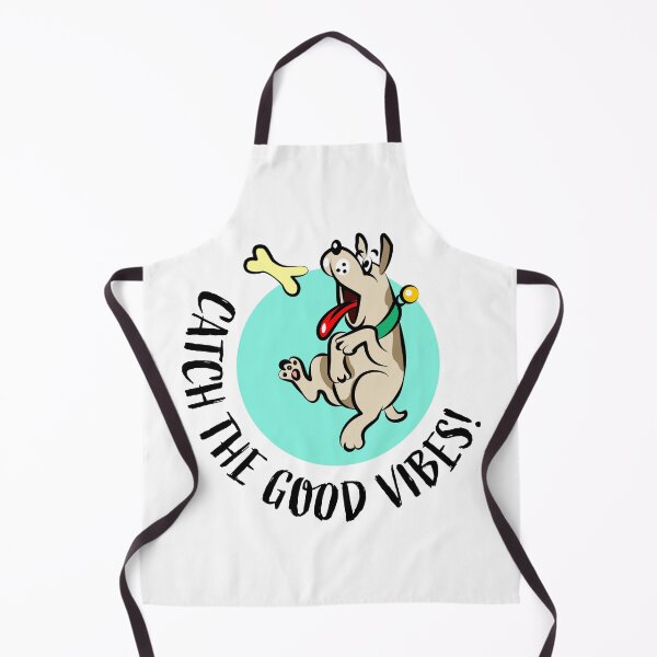 Item preview, Catch the Good Vibes Funny Dog designed and sold by Ekaterina Biserova.