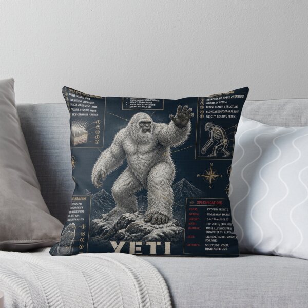 Item preview, Yeti Blueprint Art designed and sold by SunnyDesign82.