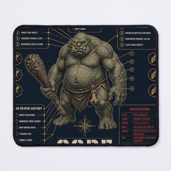 Item preview, Ogre Blueprint Art designed and sold by SunnyDesign82.
